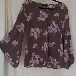 Lulu's Purple Boho Blouse
